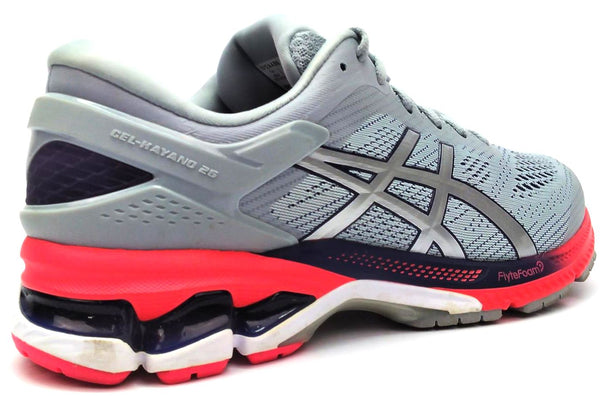 ASICS Women's GEL-Kayano 26 Running Shoes Piedmont Grey Silver Size 11.5 Wide D