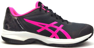 ASICS Women's Gel-Court Speed Running Shoes Lace-up Black Hot Pink White Size 11
