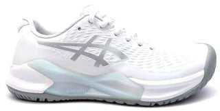Buy white-pure-silver Asics Women&#39;s GEL-Challenger 14 Tennis Shoes Athletic Sneakers Wingwall Lace Up