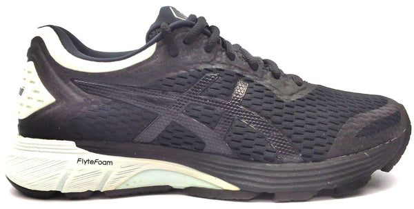 ASICS Women's GT-4000 Running Shoes Lace-up Black Green Grey Size 7.5 Wide D