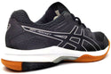 ASICS Women's Gel Rocket 8 Running Shoes Lace-up Comfort Black White Size 5