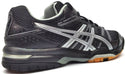 ASICS Women's Gel Rocket 7 Volleyball Shoes Lace-up Black Silver Size 11.5