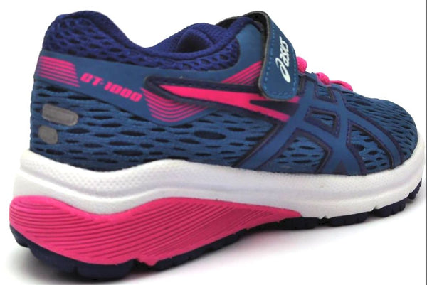 ASICS Kid's GT-1000 7 PS Running Shoes Breathable Azure Fuchsia Purple Size K11