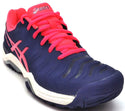 ASICS Women's Gel-Challenger 10 Tennis Shoes White Silver Powder Blue Size 6H