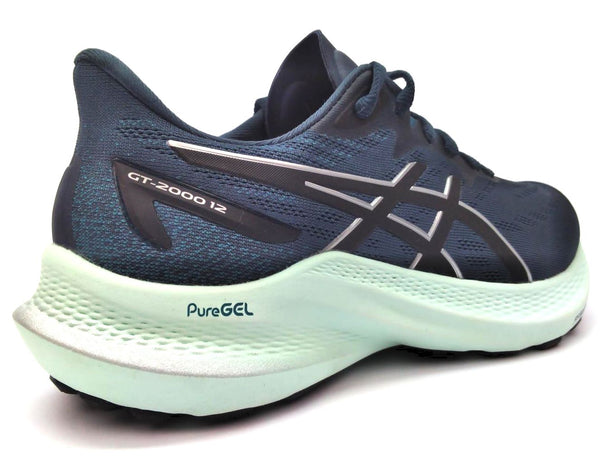 Asics Women's GT-2000 12 Running Walking Shoes PureGel Tarmac Pure Silver Size 6