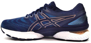 ASICS Women's GEL-Nimbus 22 Running Shoes Grey Floss Peacoat Size 11.5 2E