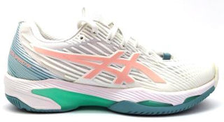 Buy white-frosted-rose ASICS Women&#39;s Solution Speed FF 2 Tennis Pickleball Shoes Flytefoam Lace Up