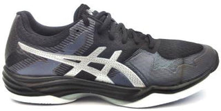 Buy black-silver ASICS Women's GEL-Tactic Volleyball Shoes Indoor Lace-up Lightweight Comfort