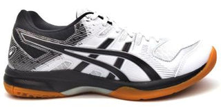 Buy white-black ASICS Women&#39;s GEL-Rocket 9 Indoor Court Shoes Lace Up Lightweight Breathable