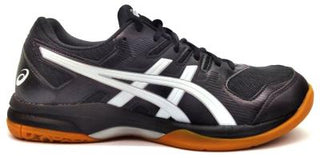 Buy black-white ASICS Women&#39;s GEL-Rocket 9 Indoor Court Shoes Lace Up Lightweight Breathable