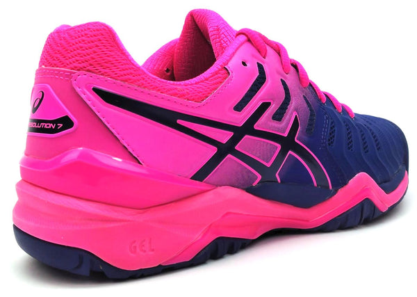 ASICS Women's GEL-Resolution 7 Tennis Court Shoes Athletic Sneakers Lace Up