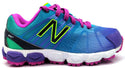 New Balance Kids Girls 890V5 Running Shoes Lace-up Green Purple White Size 11