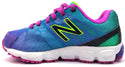 New Balance Kids Girls 890V5 Running Shoes Lace-up Green Purple White Size 11