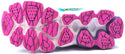 New Balance Kids Girls 890V5 Running Shoes Lace-up Green Purple White Size 11