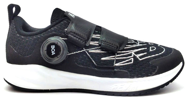 New Balance Kids Unisex FuelCore Reveal BOA Running Shoes Black White Size 1 M