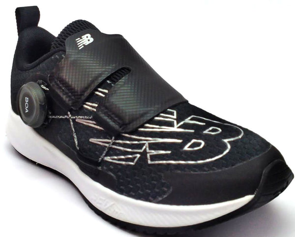 New Balance Kids Unisex FuelCore Reveal BOA Running Shoes Black White Size 1 M