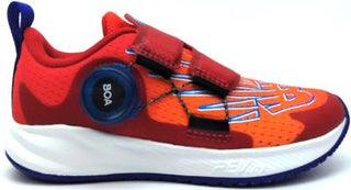Buy orange-blue-white New Balance Kids Boy&#39;s FuelCore Reveal BOA Running Shoes Lace-up Lightweight