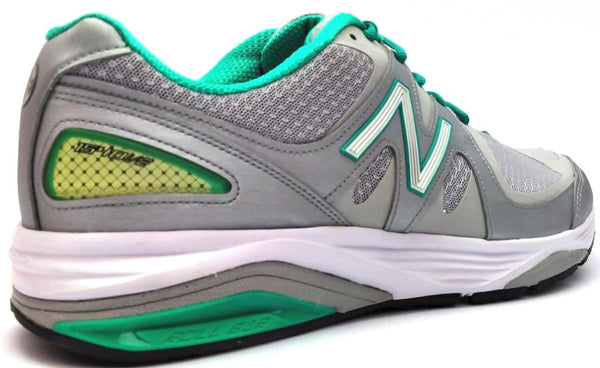 New Balance Women's 1540v2 Running Course Shoes Grey Green White Size 13 4E