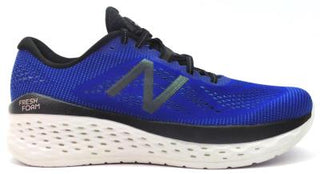 Buy blue-white-black New Balance Men&#39;s Fresh Foam More Running Shoes Lace Up Breathable Sneakers