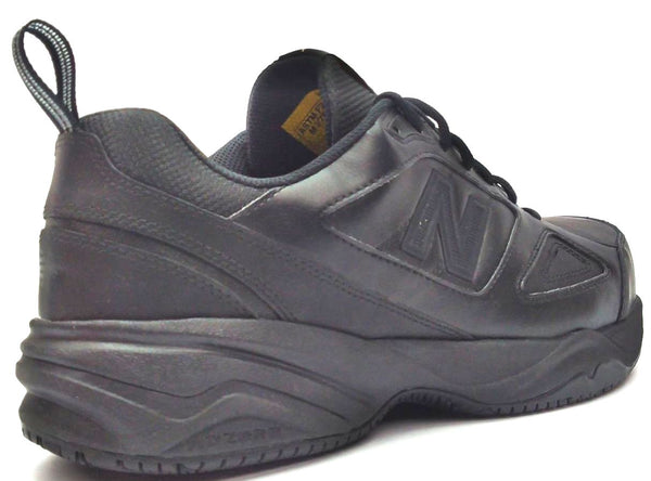 New Balance 627v2 Men's Work Shoes Leather Steel Toe Lace-up Black Size 12 D