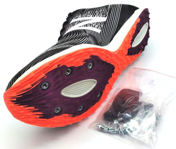 New Balance Women's XC Seven Track Running Shoes Cleated Black White Size 10 B