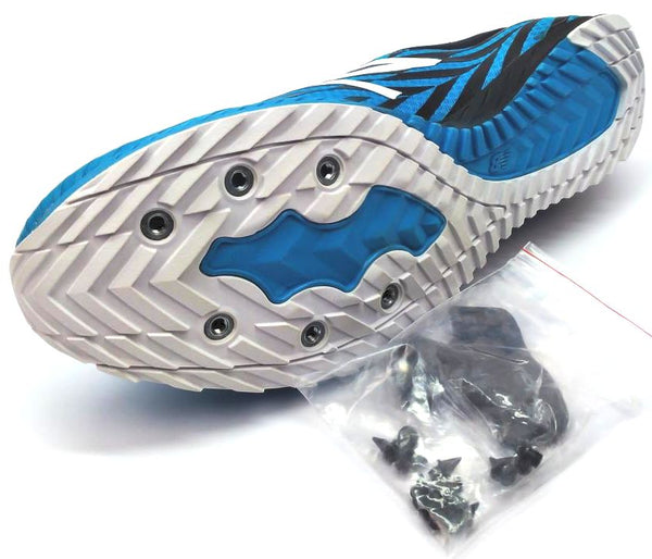 New Balance Men's XC900 Running Shoes Track Cleated Blue Black White Size 11.5 D