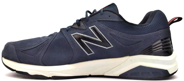 New Balance Men's 857v2 Training Shoes Lace-up Dark Blue Grey White Size 18
