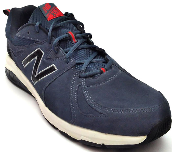 New Balance Men's 857v2 Training Shoes Lace-up Dark Blue Grey White Size 18