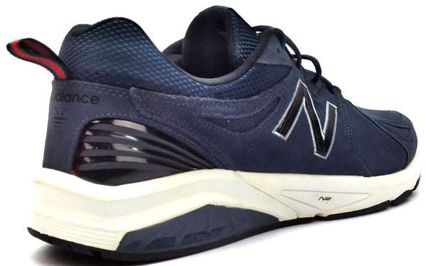 New Balance Men's 857v2 Training Shoes Lace-up Dark Blue Grey White Size 18