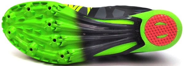 New Balance Men's SD400v2 Running Shoes Cleated Black Neon Green Size 10.5 D