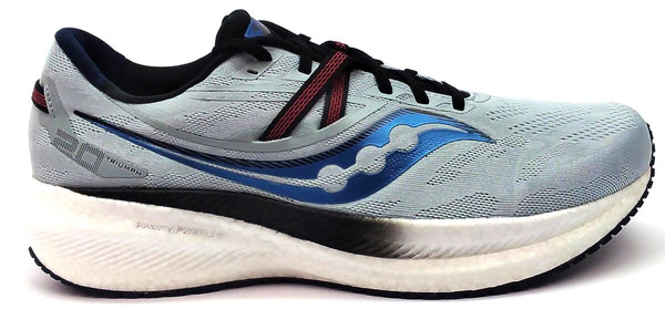 Saucony Men's Triumph 20 Running Shoes Lace-up Lightweight Breathable Comfort