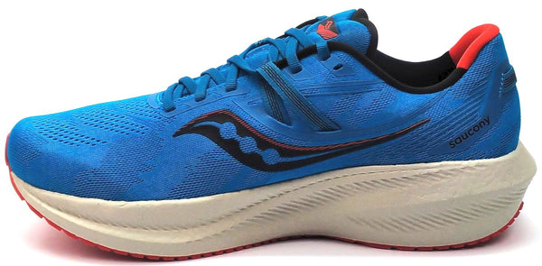 Saucony Men's Triumph 20 Running Shoes Lace-up Lightweight Breathable Comfort
