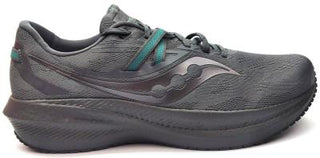 Buy asphalt Saucony Men's Triumph 20 Running Shoes Lace-up Lightweight Breathable Comfort
