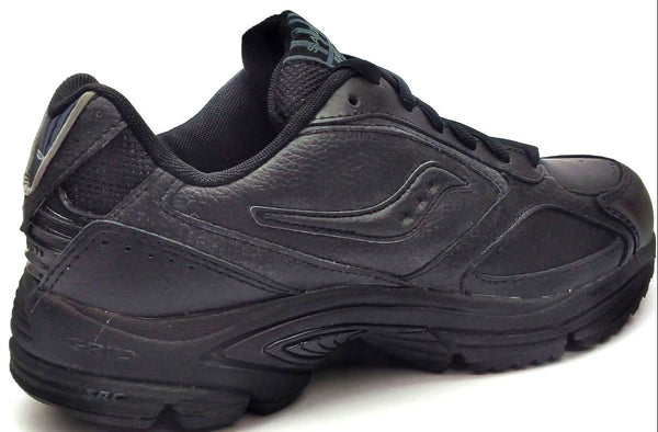 Saucony Women's Grid Omni Walker Walking Shoes Leather Lace-up Breathable