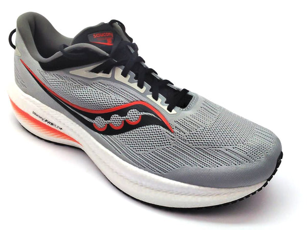 Saucony Men's Triumph 21 Running Shoes PWRRUN+ Athletic Sneaker Lace Up