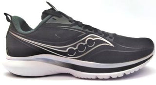 Buy black-sliver Saucony Men&#39;s Kinvara 13 Running Shoes Athletic Sneakers Lightweight Lace Up