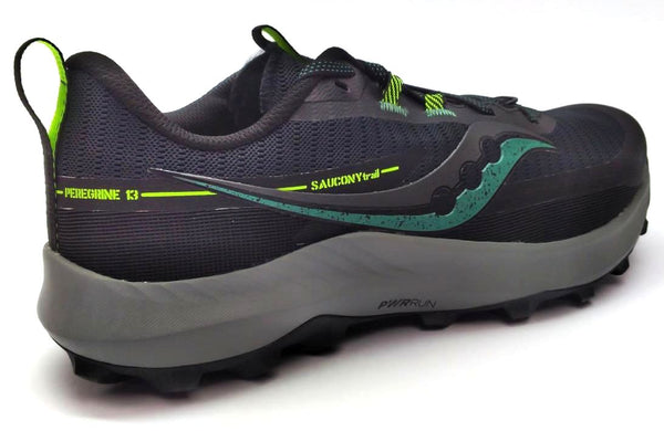Saucony Men's Peregrine 13 Trail Running Shoes PWRRUN Activewear Lace Up Sneaker