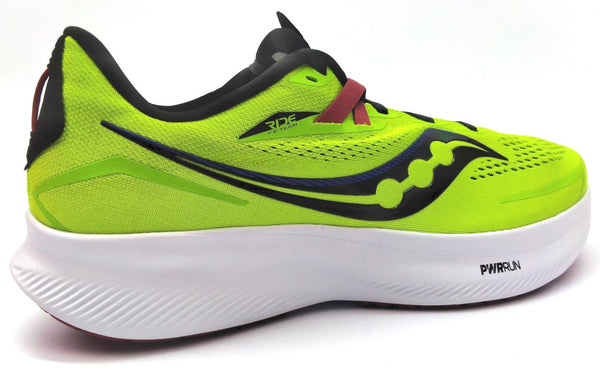 Saucony Men's Ride 15 Running Training Shoes PWRRUN Low Top Athletic Sneakers