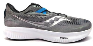 Buy alloy-topaz Saucony Men&#39;s Ride 15 Running Training Shoes PWRRUN Low Top Athletic Sneakers