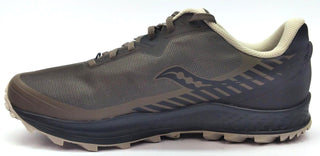 Saucony Men's Peregrine 11 Running Shoes PWR-TRAC Gravel Black Size 11.5 Wide