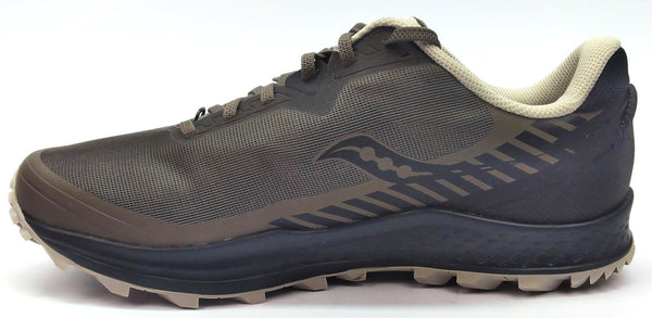Saucony Men's Peregrine 11 Running Shoes PWR-TRAC Gravel Black Size 11.5 Wide