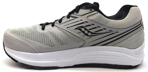 Saucony Echelon 8 Men's Running Shoes PWRRUN Comfort Alloy Black Size 8 Wide
