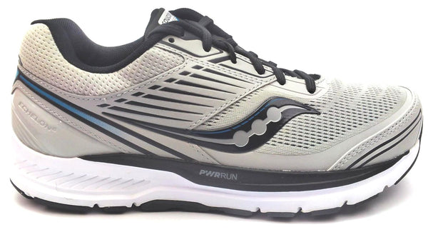 Saucony Echelon 8 Men's Running Shoes PWRRUN Comfort Alloy Black Size 8 Wide