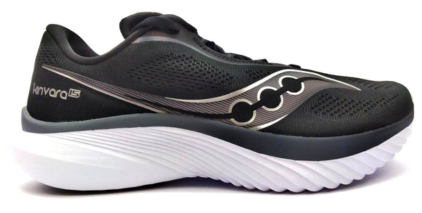 Saucony Kinvara 15 Men's Running Shoes S20967-200 Black White Size 9 Medium