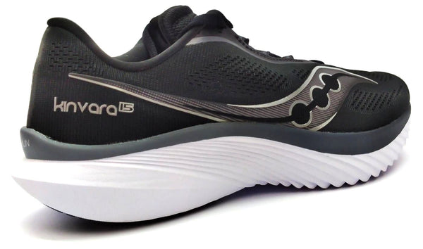 Saucony Kinvara 15 Men's Running Shoes S20967-200 Black White Size 9 Medium