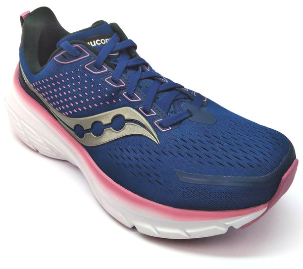 Saucony Women's Guide 17 Running Shoes Comfort Sneakers Navy Orchid Size 9 XW