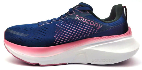 Saucony Women's Guide 17 Running Shoes Comfort Sneakers Navy Orchid Size 9 XW