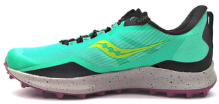 Saucony Women's Peregrine 12 Trail Running Shoes PWRRUN Cool Mint Acid 9.5 M