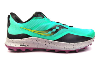 Saucony Women's Peregrine 12 Trail Running Shoes PWRRUN Cool Mint Acid 9.5 M
