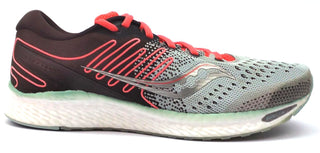 Saucony Women's Freedom 3 Running Shoes Athletic Sneaker Sky Grey Coral 10.5 M